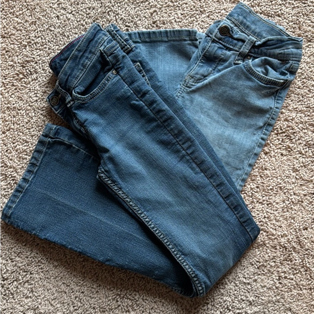 Wrangler Kids Denim Jeans - Dark and Light Blue